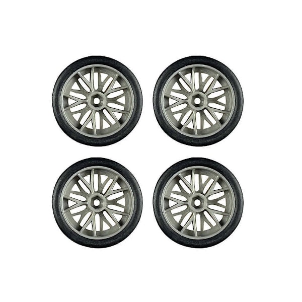 4 st 32mm RC Drift Däck Hjul för LDRC AE86 1/18 RC Bil Uppgraderingsdelar Tillbehör