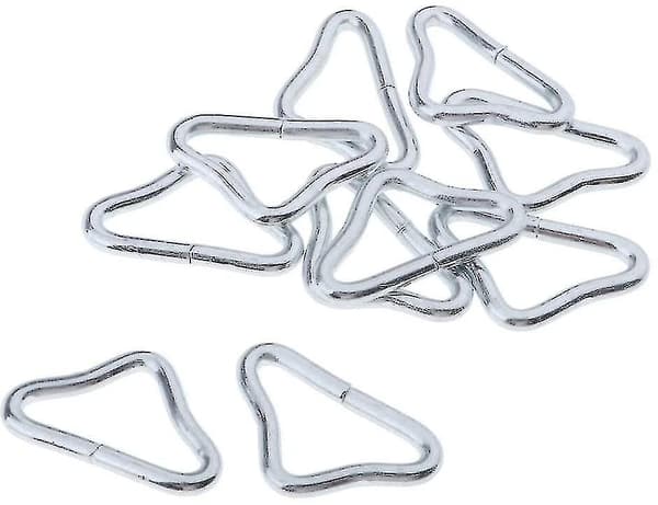 20 stk. Rustfrit Stål Trekant Ring Spænde V- Ringe Til Trampolin Reserve Trampolin Måtte Håndværk