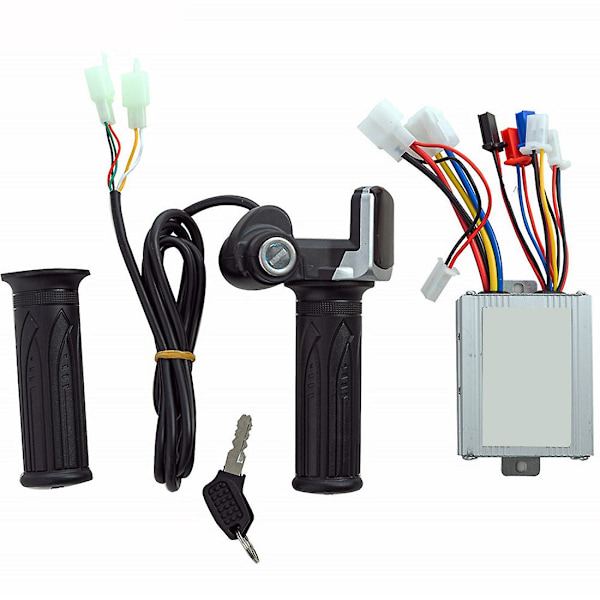 Tilbehør til elektrisk scooter Motor Børstet Controller & Throttle Twist Grip 24v 350w Til Elektrisk S