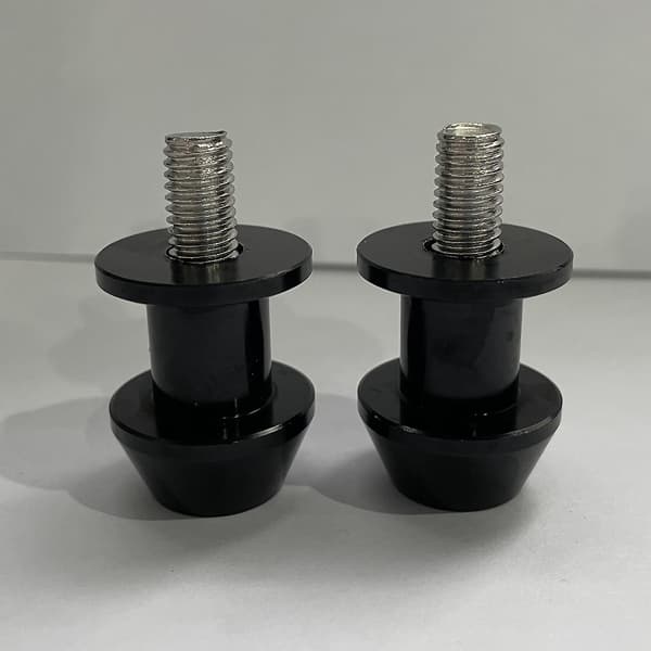 2 stk. Universelle M8 Aluminium Swingarm Spool Paddock Stativ Bobbins