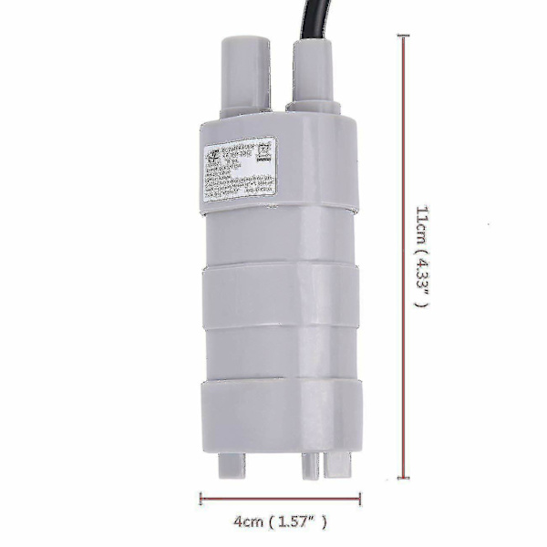 12V Uppotettava Makeanveden Pumppu 10 Lpm Sopii Thetford C2 C200 Cwe Cs C402 Kasettivessoille