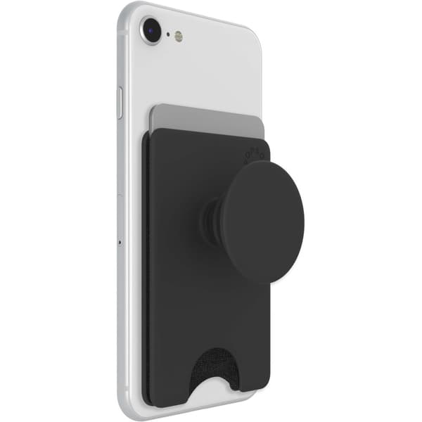 POPSOCKETS Lompakko Musta Irrotettava Mobiililompakko PopWallet+