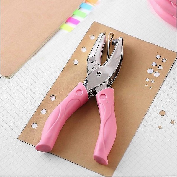 1 Huls Punch, Enkelt Hultang, 5 Arks Kapacitet, Klassisk Kontor Papirhul til Hobby Papir, DIY Håndværk, Perfekt til Hjemmekontor Skoleartikler