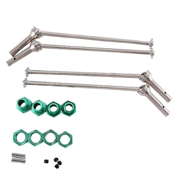 4 st Metall Främre och Bakre Drivaxel CVD med Förlängd Hjul Hex för 1/10 Arrma Kraton Outcast Upg