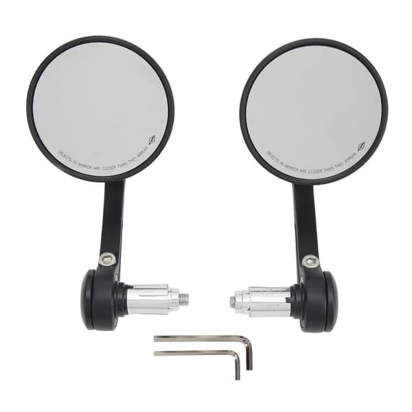 Motorcycle Side Mirrors 22mm/0.87in 2pcs, 360° Rotatable, Universal for Motorcycle