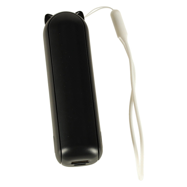 Mini USB Fan 2-in-1 Handheld/Desktop 1200mAh USB-C Black