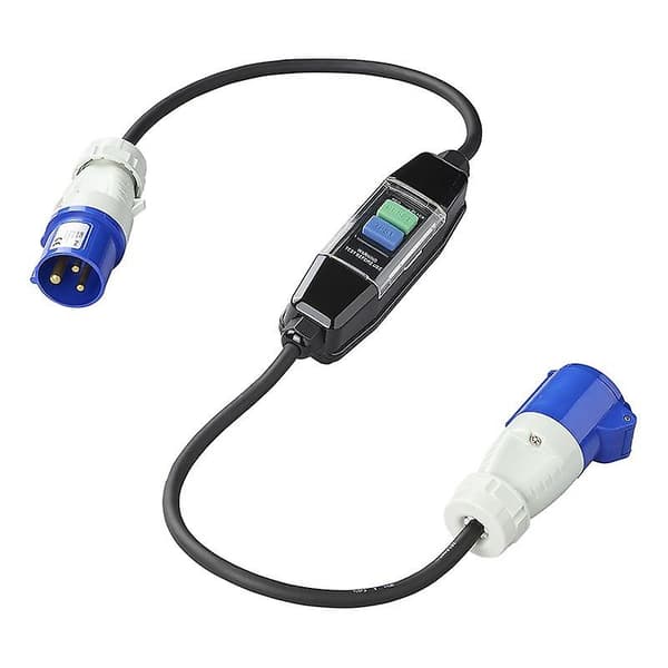 Adapterkabel 120cm 3x1,5mm² CEE + fejlstrømsafbryder