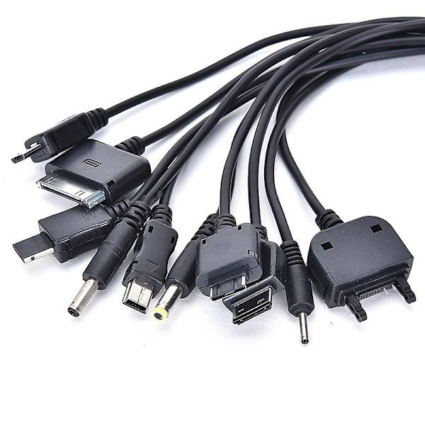 10-i-1 USB Universal Multifunktionell USB-laddningskabel för mobiltelefon Shytmv