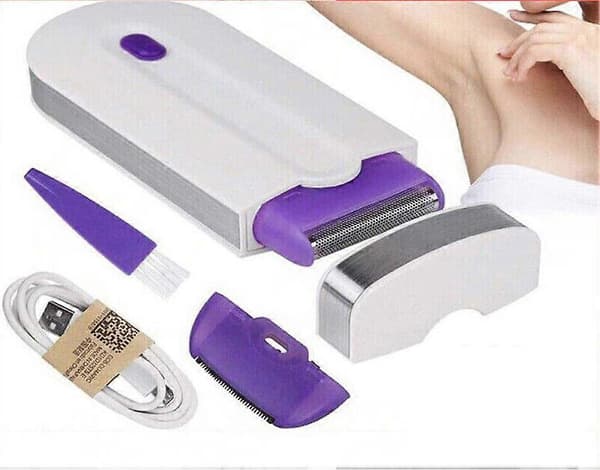 Hårfjerner, Fokuserende Silkeagtig Glat Hårfjerner, Bald Baddie Hårfjerner, Genopladelig Epilator Smooth Touch Hårfjerner (1 stk)