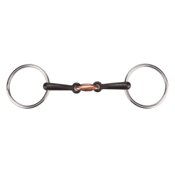 Stainless Steel Horse Bit with Copper Link - Durable and Snaffle Bit (115mm)