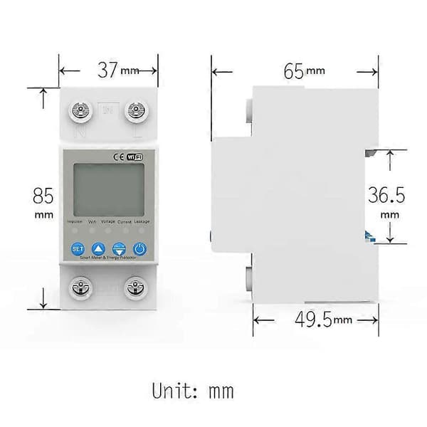 63a Wifi Smart Energimätare
