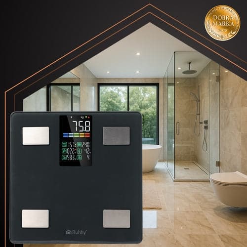 Analytic Bathroom Scale 226 kg with BIA & BMI, Bluetooth Feelfit App