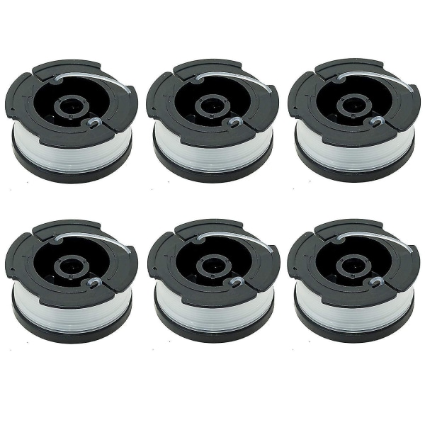 6-pack spolar A6481 A6485 för Black Decker grästrimmer