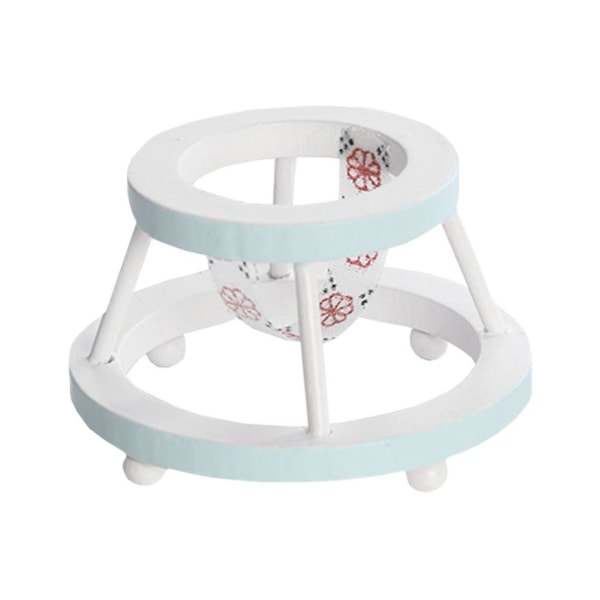 1 st Baby Walker Prop Mini House Baby Walker Modell Mini House Dekoration Tillbehör