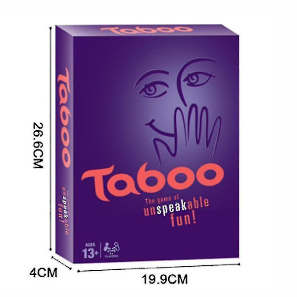Taboo Game Classic Hourglass Timing Familjespel WHBYV