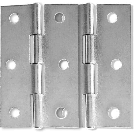 10 stk. rustfrit stål møbler til hjemmet hardware Dørhængsel Lang 55 mm x 34 mm