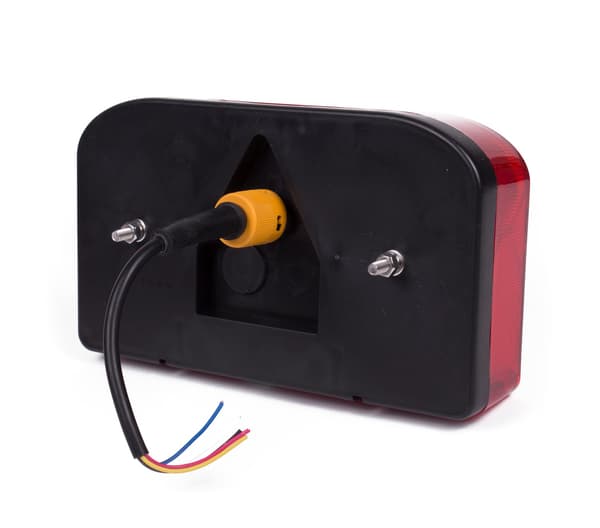 Baklykt campingvogn venstre deluxe med kabel