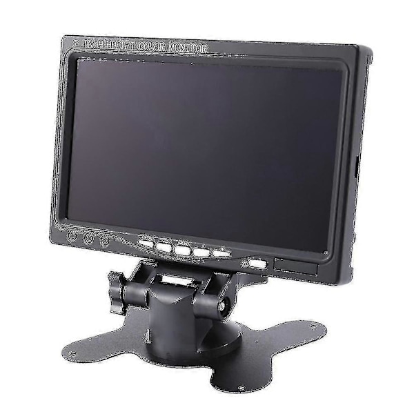 7 Tommer Bærbar Skærm 1024x600 Display - Kompatibel/VGA/AV Fotografi Skærm EU Stik
