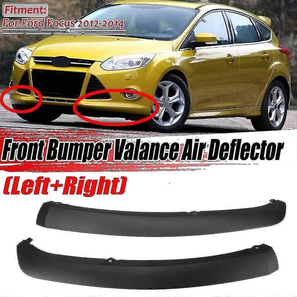 2024 2 stk Frontfanger Spoiler Leppe Splitter Chin Splitter Nedre Valance Panel For Focus 2012-2014 Fo1095244c Cp9z