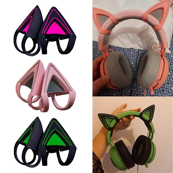 Kattørefinn for Razer Kraken V2-hodetelefoner, hodetelefontilbehør, dekorasjon