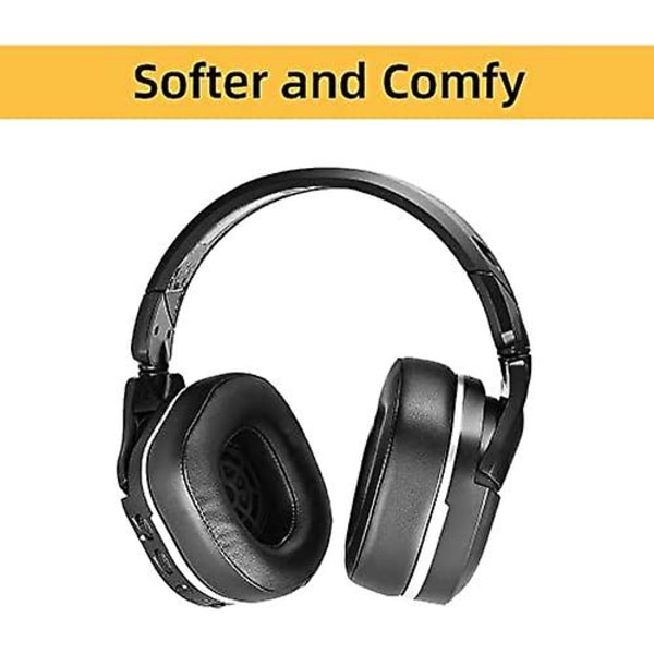 Proteinläder Öronkuddar Öronkuddar Öronkuddar för Turtle Beach Stealth 700 Gen 2 Trådlöst Spelheadset, Svart