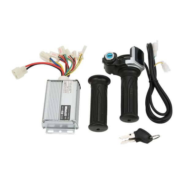 36V 1000W Brushed Motor Speed Controller with Lockable Battery Display Throttle for Mini Cross