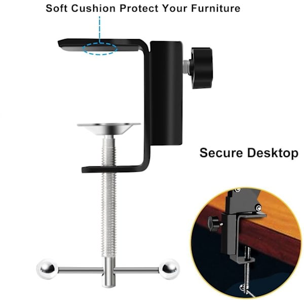 Adjustable Microphone Arm Black
