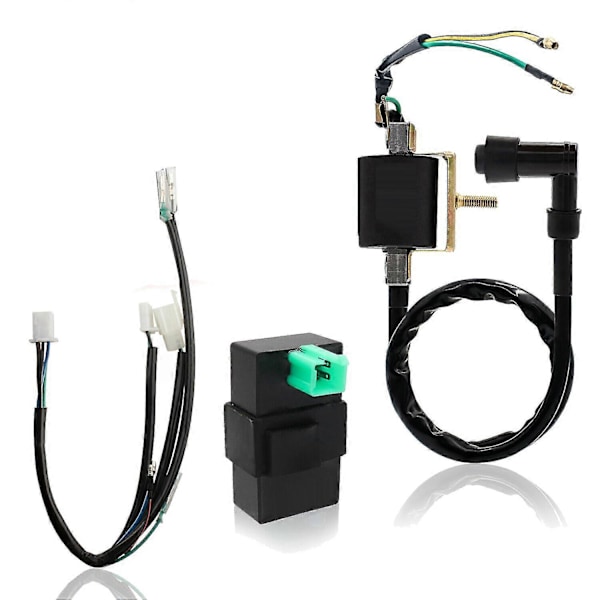 4-polet CDI-boks Tændspol Ledningsnet Kit til Quad ATV Dirt Pit Bike Go Kart 50cc - 300cc