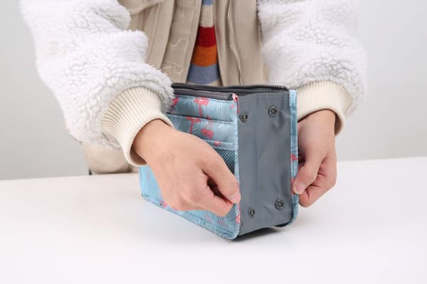 Bag in Bag Handbag Insert Bag Insert Flamingo Blue