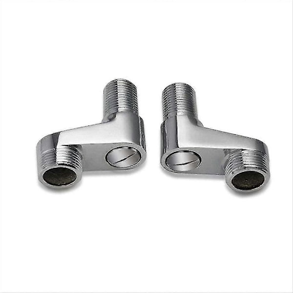 2-pack Badkarsblandare Adaptrar Med 3/4\", 1/2\" Justerbar Svängarm, Klo Duschblandare, Massiv Mässingsstång