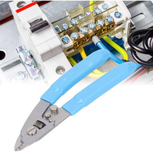 Rustfri ståltrådavbiter, optisk fiberavbiter, 3 hull, presis kutting, for FTTH