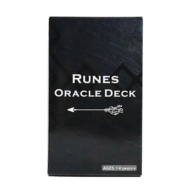 Runer Oracle Kortstokk 26 stk Tarotkortstokk Spådom Åndelig Kort Brettspill 14 år+