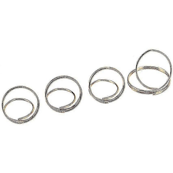 4st Gitarrdelar Gitarr Fingerplektrum Plektrum Pushing Rostfritt Stål
