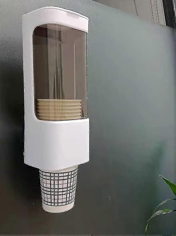 Engangskoppdispenser, koppholder for plast- eller papirkopper, kopporganisator