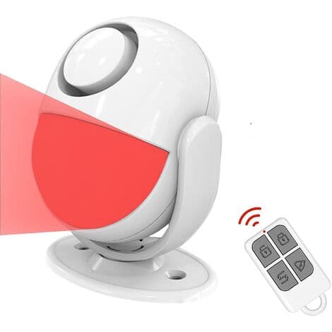 Trådlöst Rörelsesensorlarm med Siren - Infraröd Batteri / USB