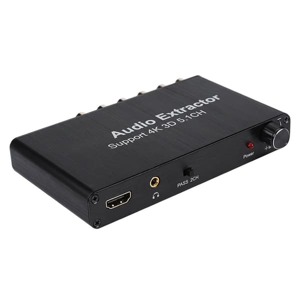 4K 3D HDMI Lyduttrekkerkonverter (EU-plugg)