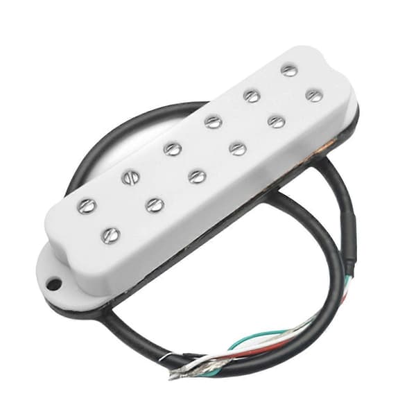 Gitarrpickup Lågt Brus Hög Output Dubbelspole Enkel Gitarrpickup Gitarrdelar Vit