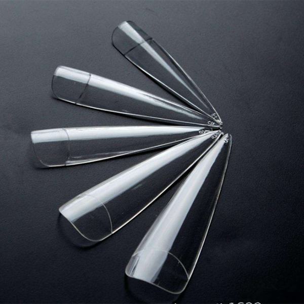 500pcs nail tips stiletto extra long tips false nails nail tips