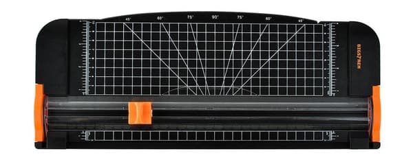 Paper cutter guillotine A3 with protractor, cm/inch scale and grid