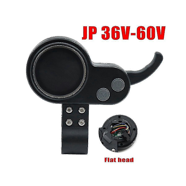 Jp Display 36v-60v Moottorin Harjaton Ohjain LCD-näyttöpaneeli Peukalokaasu Flj T11 T113 Sähköpotkulaudalle, a