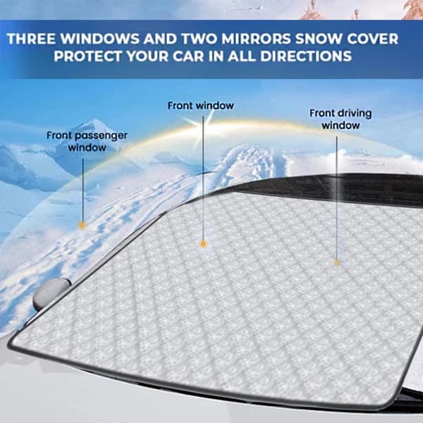 Car Windshield Winter Cover - Prevent Frost, Freezing, and Ice