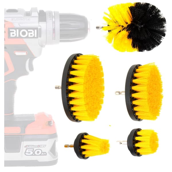 Drill/Driver Cleaning Brushes 5-pack Nylon