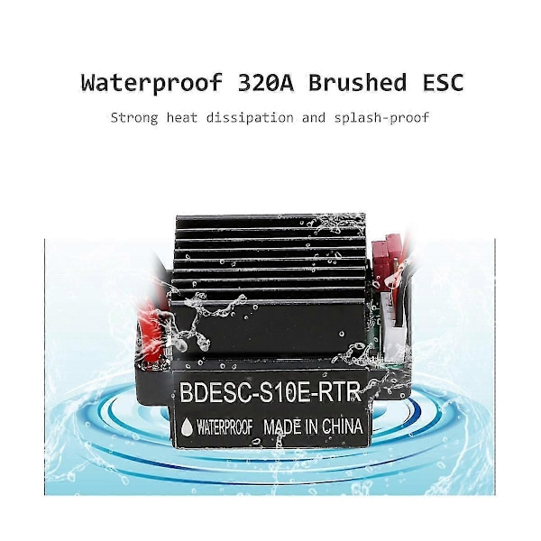 Rc & Vene R/c Harraste 6-12v Harjamoottorin Nopeudensäädin Esc 320a Harjamoottorin Nopeudensäädin Fo
