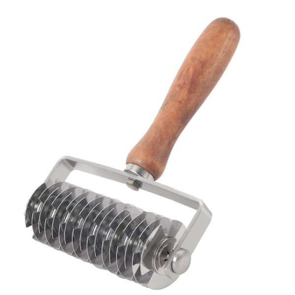 Stainless Steel Dough Roller Cutter - Kitchen Baking Tool