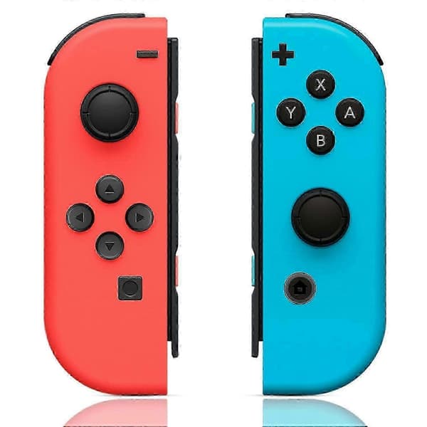 Kompatibel med Nintendo Switch Controller, erstatning for Switch Controllere, understøtter dobbelt vibration/vækning/bevægelseskontrol