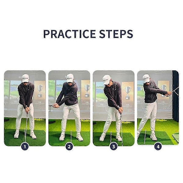 Golf Swing Trainer Putting Øvelse Træningshjælpemidler Golfbold Holdningskorrektion Swing Stick Golfudstyr