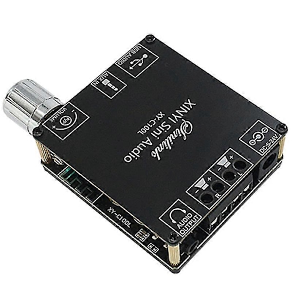 XY-C100L HIFI 100WX2 Bluetooth 5.0 Høj Digital Stereo Forstærker Board AUX USB AMP Amplificador Hom