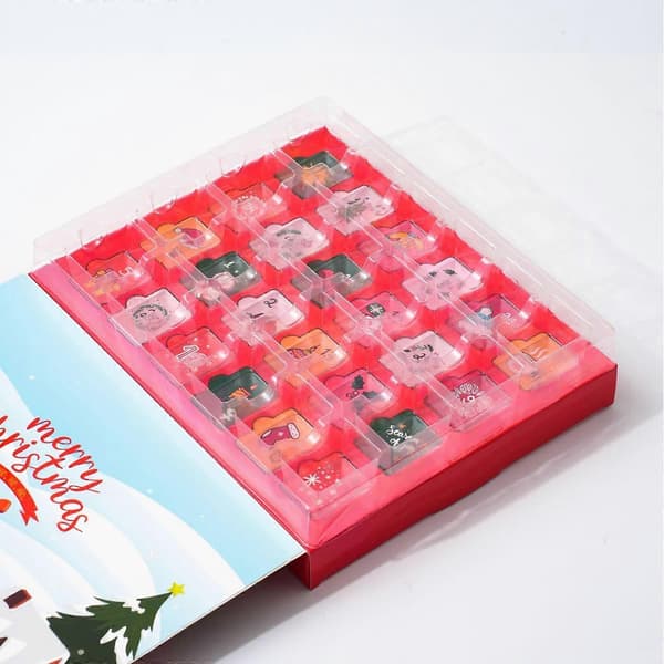 Adventskalender til Fyldning Dejlig Papnummerboks Julepynt