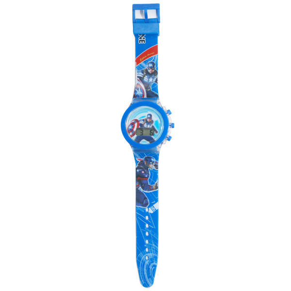 Spider-Man Captain America Frozen Watch Armband Rund Urtavla American Team