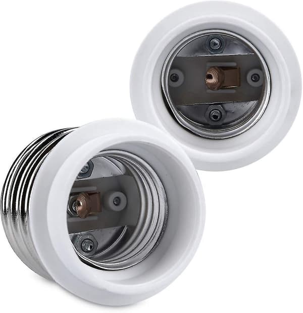 10 kpl Pistokkeen Sovitin - 10x E40 E27:een Sovitin - E27 Kanta Lamppu Pidike Sovitin Halogeeni Led Lamppuun